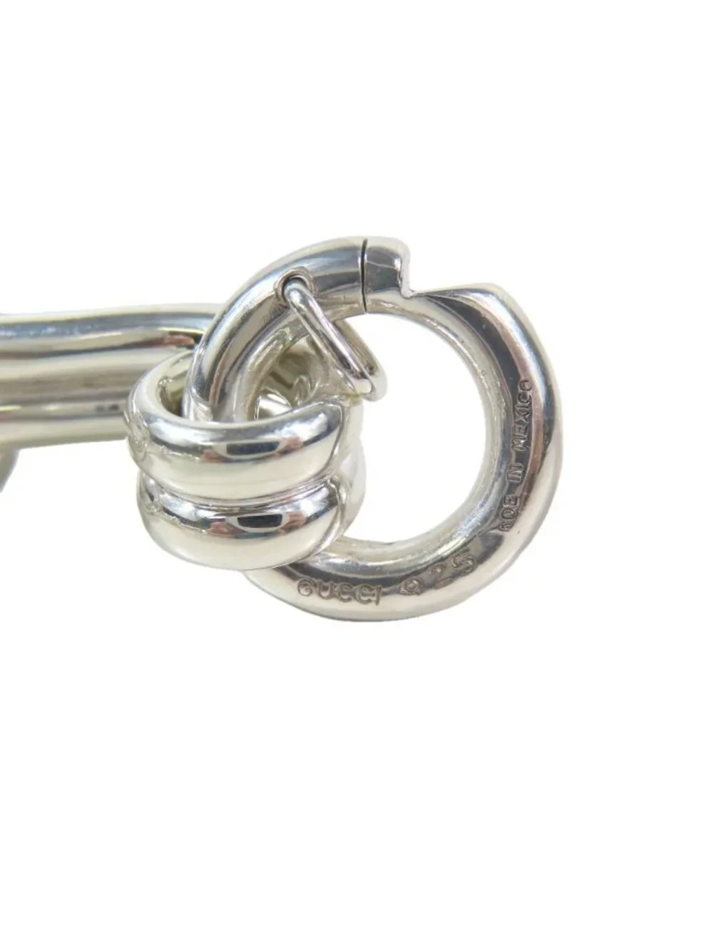 Gucci Vintage Knot Bracelet Bangle Silver
